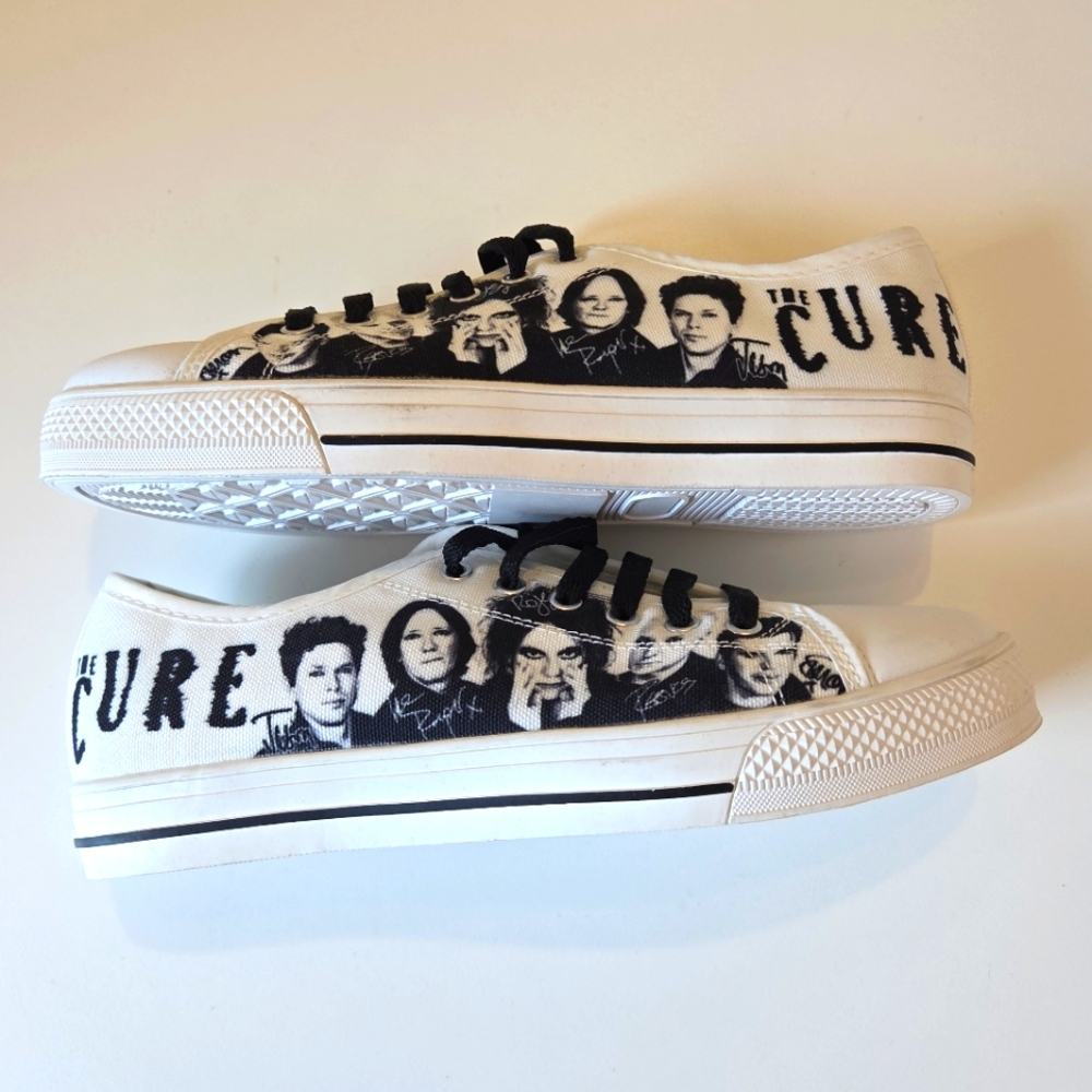 The Cure Band Graphic Sneakers NEW W 8 / M 6
